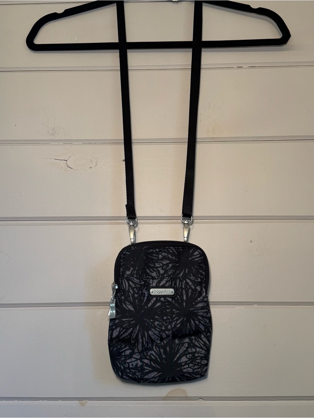 Baggallini Take Two Bryant RFID Protection Crossbody Bag Black/Gray